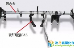 轻量化电动车仪表板横梁