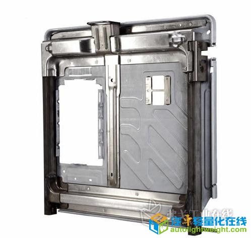 图1：江森自控通过粘合技术的提升将铝材和钢材混合使用