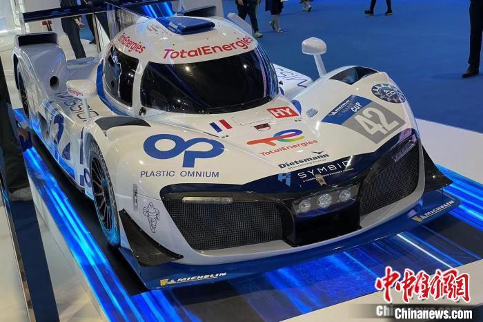 米其林带来的Mission H24赛车。　记者 张旭 摄