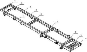 轻量化的轻型卡车车架总成- CN201120356302.4