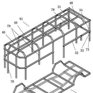 轻量化巴士车架- CN201120451696.1