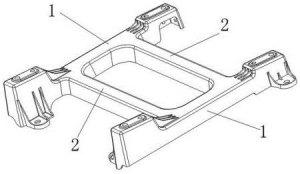 轻量化一体式汽车座椅增高支架- CN201520503337.4