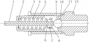 轻量化轻量化汽车制动气压安全阀的阀体与接头连接结构- CN201520812648.9
