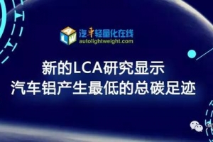 「前沿」新的LCA研究显示汽车铝产生最低的总碳足迹