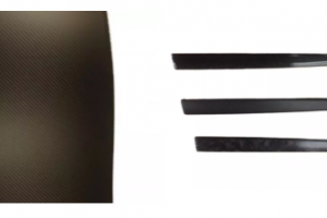 一种混用了碳纤维和木纤维复合材料的汽车座椅靠背