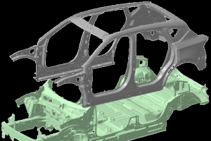 钢铝混合车身，轻盈的硬骨头